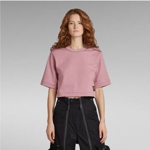 Boxy-fit crop top